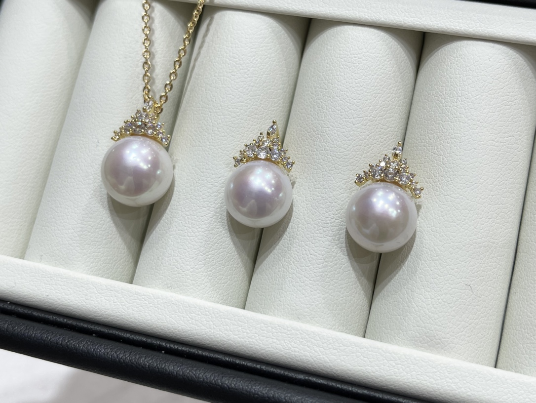 S925 Silver Freshwater Pearl set