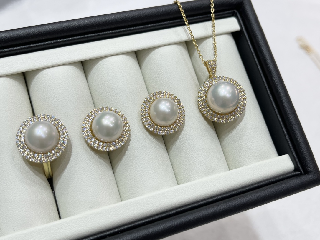 S925 Silver Freshwater Pearl set